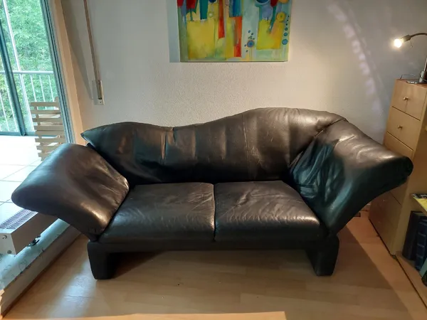 Ledersofa 2 Sitzer 