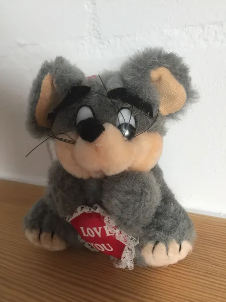Plüsch-Maus - I Love You -