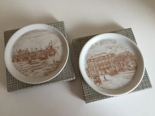 Sammelteller aus Cuxhaven 80er Jahre 