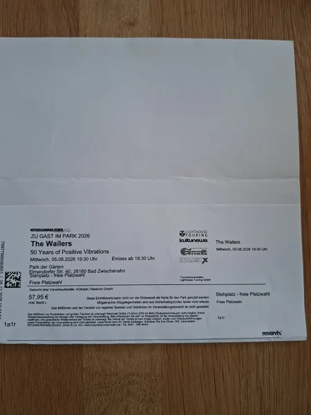 Eintrittsticket