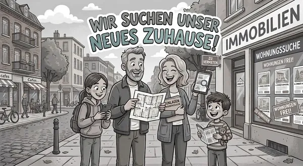 Familie sucht neues Zuhause