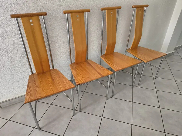 4 Esstischstühle IKEA von vorne
