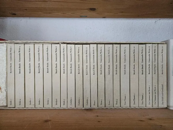 B. Brecht Gesamtausgabe Suhrkamp