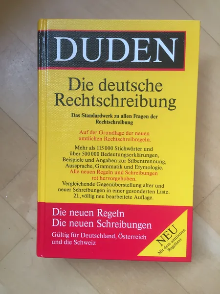 Duden - Die deutsche Rechtschreibung 