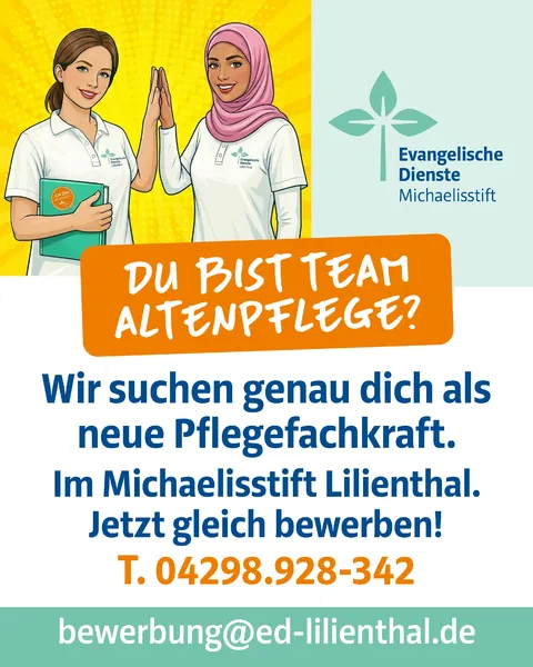 Anzeige Pflegefachkraft (w/m/d)