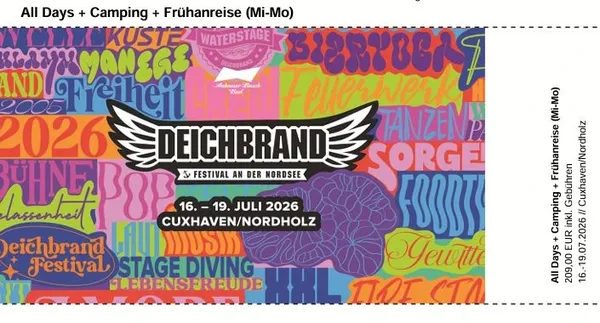 Deichbrand 2026 Ticket