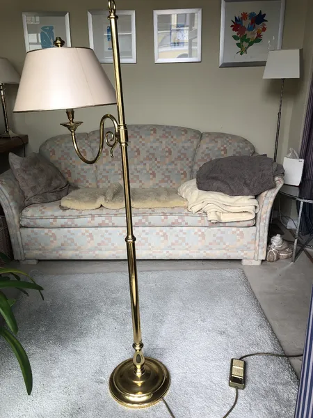 Messinglampe