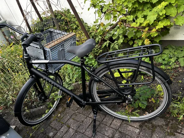 Fahrrad mit Transportbox 