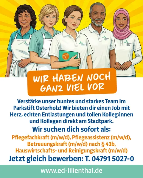 Werde Teil unsers Teams im Parkstift Osterholz!